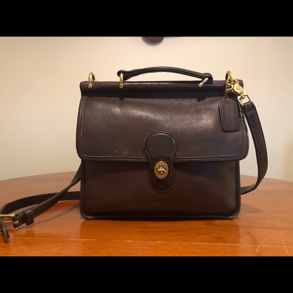 vintage coach crossbody satchel